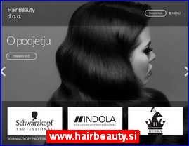 Frizeri, saloni lepote, kozmetiki saloni, www.hairbeauty.si