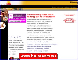 Agencije za ienje, spremanje stanova, www.helpteam.ws