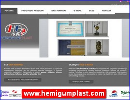 Plastika, guma, ambalaža, www.hemigumplast.com