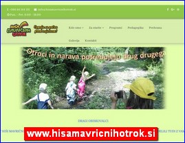 Kindergartens, nurseries, www.hisamavricnihotrok.si