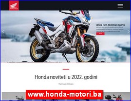 Motorcycles, scooters, www.honda-motori.ba