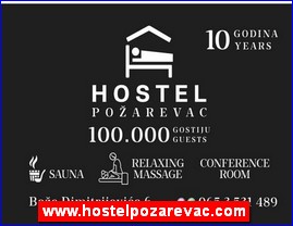 Hoteli, moteli, hosteli,  apartmani, smeštaj, www.hostelpozarevac.com