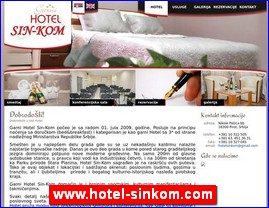 Hoteli, moteli, hosteli,  apartmani, smeštaj, www.hotel-sinkom.com 