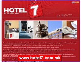 Hoteli, smetaj, Severna Makedonija, www.hotel7.com.mk