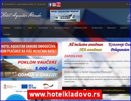 Hoteli, moteli, hosteli,  apartmani, smeštaj, www.hotelkladovo.rs