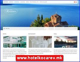 Hoteli, smetaj, Severna Makedonija, www.hotelkocarev.mk