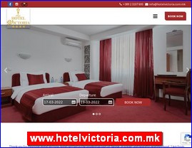 Hoteli, smetaj, Severna Makedonija, www.hotelvictoria.com.mk