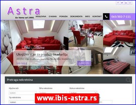 Nekretnine, Srbija, www.ibis-astra.rs