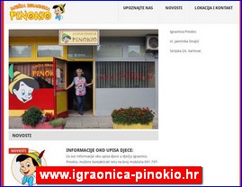 Playrooms, maternity rooms, www.igraonica-pinokio.hr