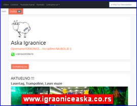 Oprema za decu i bebe, www.igraoniceaska.co.rs