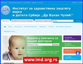 Clinics, doctors, hospitals, spas, Serbia, www.imd.org.rs