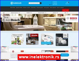 White appliances, washing machines, refrigerators, household appliances, www.inelektronik.rs