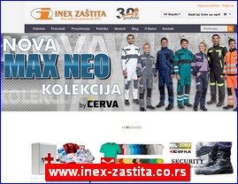 Radna odeća, zaštitna odeća, obuća, HTZ oprema, www.inex-zastita.co.rs