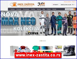 Work clothes, work clothes, shoes, PPC equipment, www.inex-zastita.co.rs