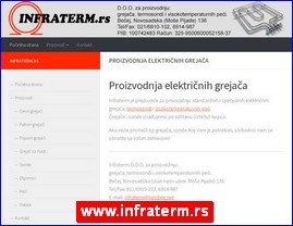 Energetika, elektronika, Vojvodina, www.infraterm.rs
