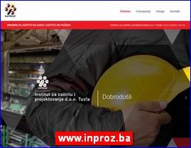 Work clothes, work clothes, shoes, PPC equipment, www.inproz.ba