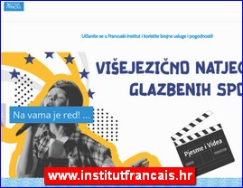 Foreign language schools, www.institutfrancais.hr