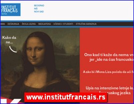 Foreign language schools, www.institutfrancais.rs