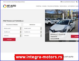 Car sales, www.integra-motors.rs