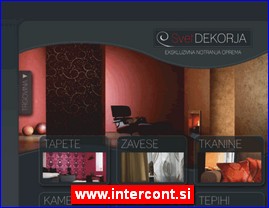 Floor coverings, parquet, carpets, www.intercont.si