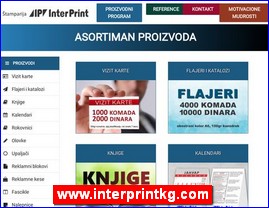 Grafiki dizajn, tampanje, tamparije, firmopisci, Srbija, www.interprintkg.com