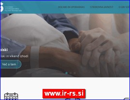 Clinics, doctors, hospitals, spas, laboratories, www.ir-rs.si