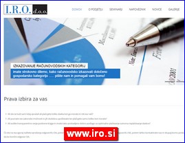 Bookkeeping, accounting, www.iro.si