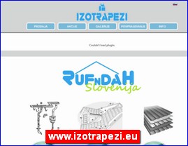 Građevinarstvo, građevinska oprema, građevinski materijal, www.izotrapezi.eu