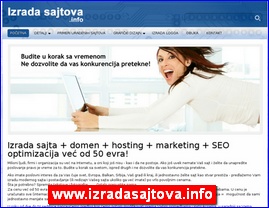 Website development, web design, Belgrade, www.izradasajtova.info