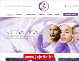 Frizeri, saloni lepote, kozmetiki saloni, www.jajetic.hr