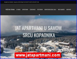 Hoteli, moteli, hosteli,  apartmani, smeštaj, www.jatapartmani.com