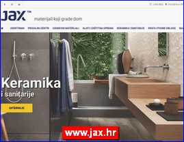 Sanitaries, plumbing, www.jax.hr