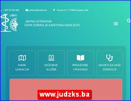 Clinics, doctors, hospitals, spas, laboratories, www.judzks.ba