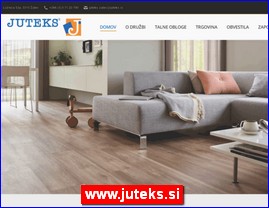 Floor coverings, parquet, carpets, www.juteks.si