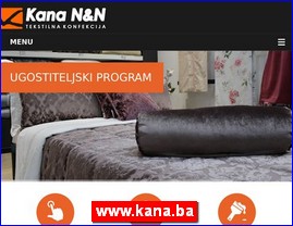 Posteljina, tekstil, www.kana.ba