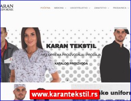 Radna odeća, zaštitna odeća, obuća, HTZ oprema, www.karantekstil.rs