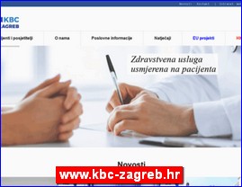Clinics, doctors, hospitals, spas, laboratories, www.kbc-zagreb.hr