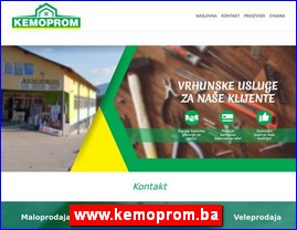Sanitaries, plumbing, www.kemoprom.ba