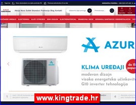 White appliances, washing machines, refrigerators, household appliances, www.kingtrade.hr