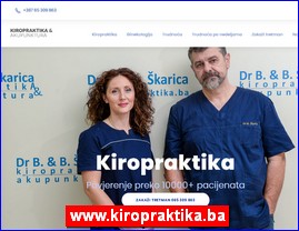 Clinics, doctors, hospitals, spas, laboratories, www.kiropraktika.ba