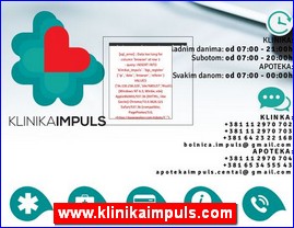 Clinics, doctors, hospitals, spas, Serbia, www.klinikaimpuls.com