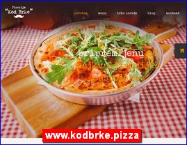 Pizza, picerije, palačinkarnice, www.kodbrke.pizza