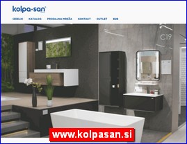 Sanitaries, plumbing, www.kolpasan.si