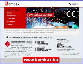 Work clothes, work clothes, shoes, PPC equipment, www.kombax.ba