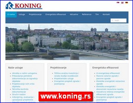 Građevinske firme, Srbija, www.koning.rs