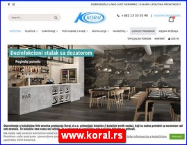 Sanitaries, plumbing, www.koral.rs