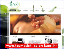 Frizeri, saloni lepote, kozmetiki saloni, www.kozmeticki-salon-kaori.hr