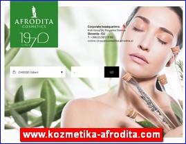 Cosmetics, cosmetic products, www.kozmetika-afrodita.com