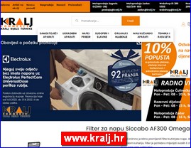 White appliances, washing machines, refrigerators, household appliances, www.kralj.hr