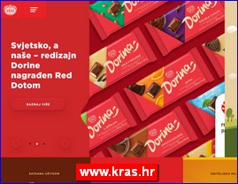 Konditorski proizvodi, keks, čokolade, bombone, torte, sladoledi, poslastičarnice, www.kras.hr